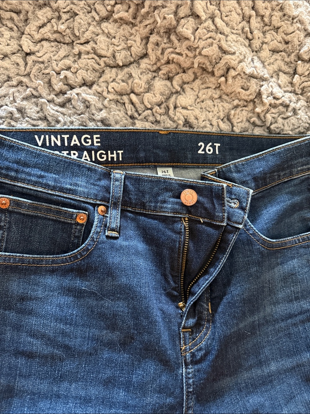 J. Crew Women's Skinny Jeans in Dark Blue Wash - Picture 2 of 4
